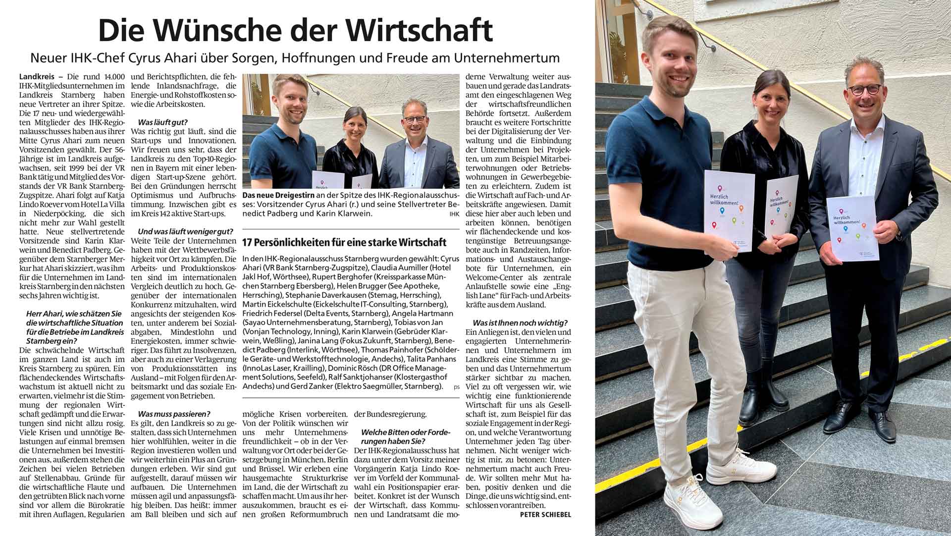 Starnberger Merkur: Das neue Dreigestirn